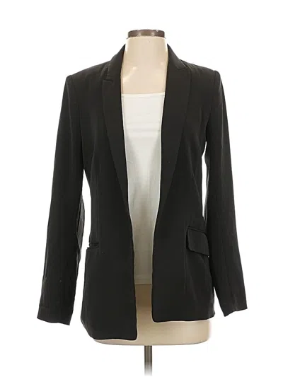 Pre-owned H&m Blazer Jacket In Black