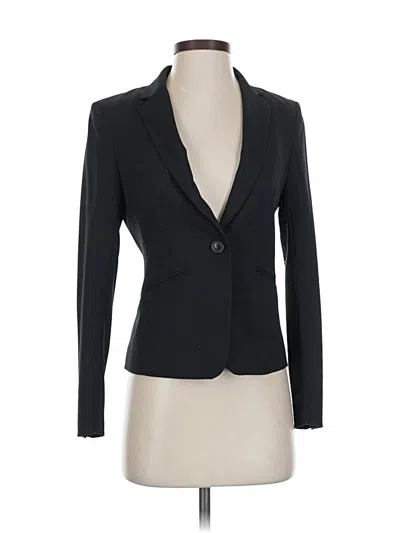 Pre-owned H&m Blazer Jacket In Black