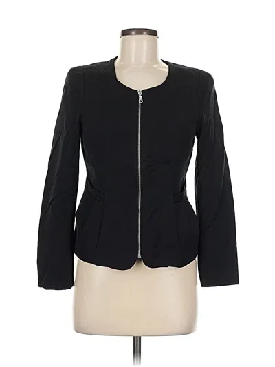 Pre-owned H&m Blazer Jacket In Black