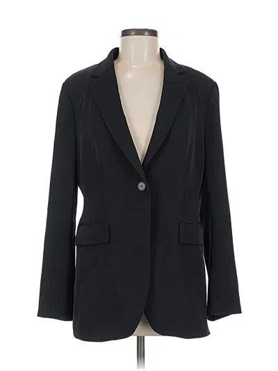 Pre-owned H&m Blazer Jacket In Black