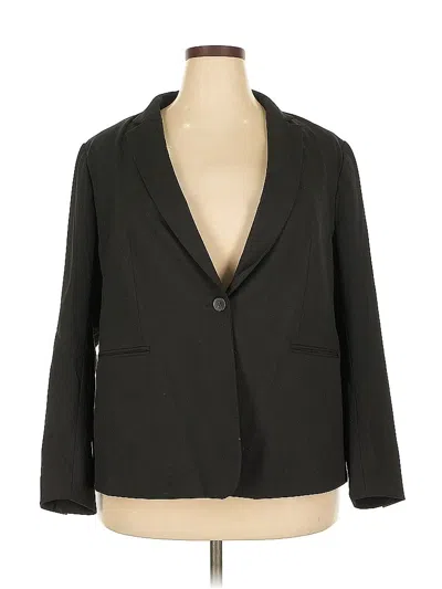 Pre-owned H&m Blazer Jacket In Black