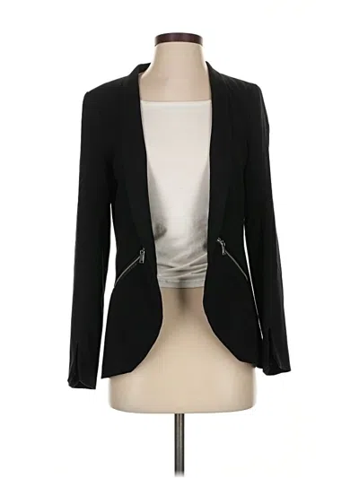 Pre-owned H&m Blazer Jacket In Black