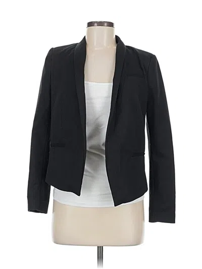 Pre-owned H&m Blazer Jacket In Black