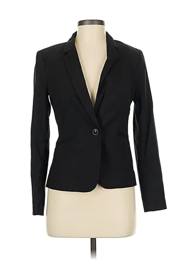 Pre-owned H&m Blazer Jacket In Black