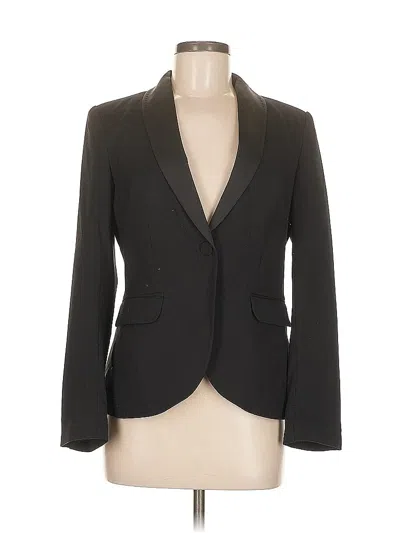 Pre-owned H&m Blazer Jacket In Black