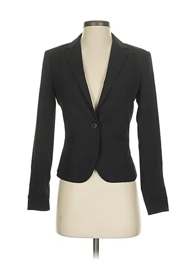 Pre-owned H&m Blazer Jacket In Black
