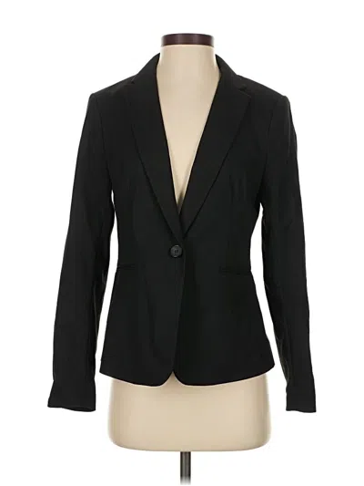 Pre-owned H&m Blazer Jacket In Black