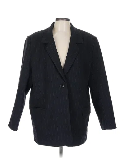Pre-owned H&m Blazer Jacket In Black