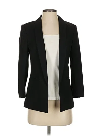 Pre-owned H&m Blazer Jacket In Black
