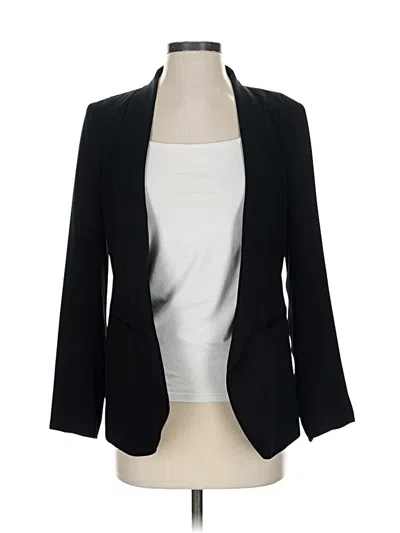 Pre-owned H&m Blazer Jacket In Black