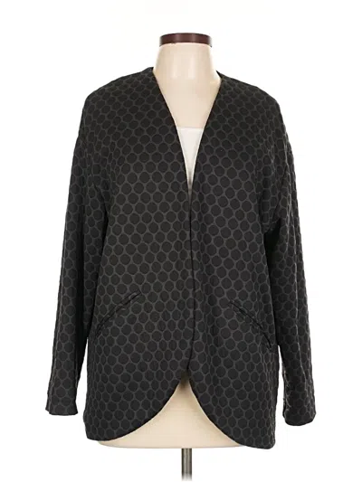 Pre-owned H&m Blazer Jacket In Black