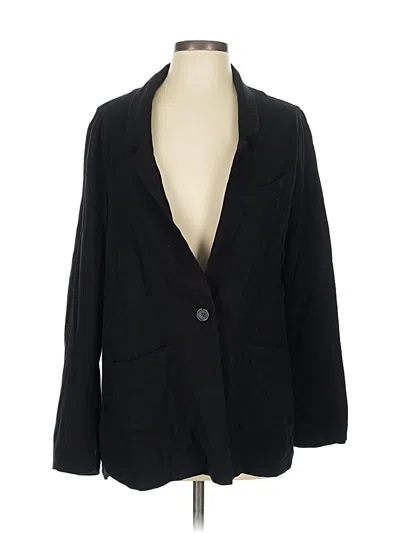 Pre-owned H&m Blazer Jacket In Black