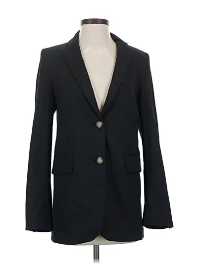 Pre-owned H&m Blazer Jacket In Black