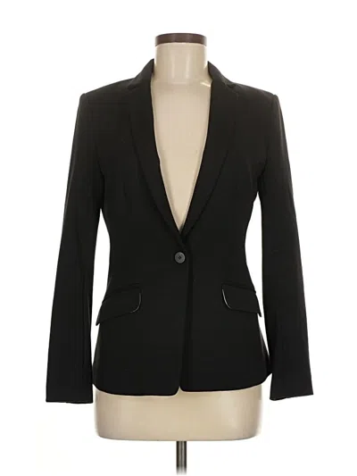 Pre-owned H&m Blazer Jacket In Black