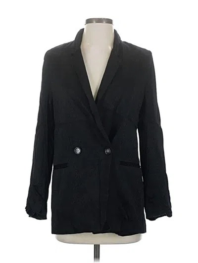 Pre-owned H&m Blazer Jacket In Black
