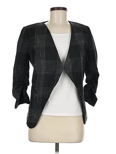 Pre-owned H&m Blazer Jacket In Black