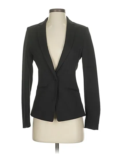 Pre-owned H&m Blazer Jacket In Black