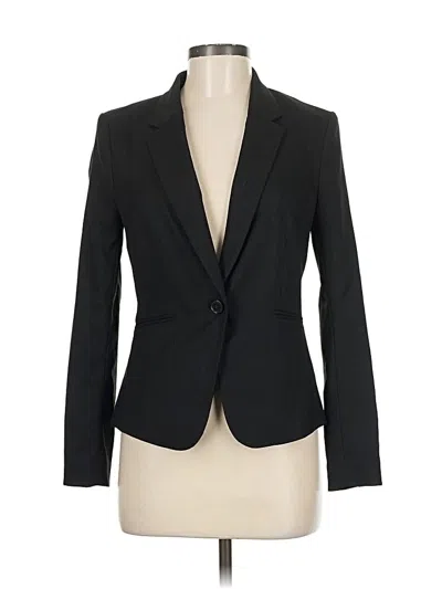 Pre-owned H&m Blazer Jacket In Black
