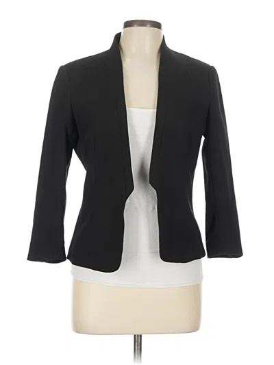 Pre-owned H&m Blazer Jacket In Black