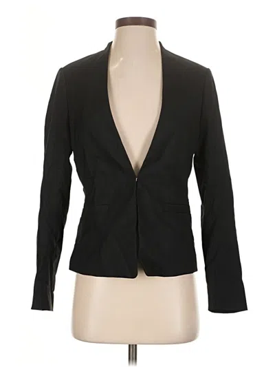 Pre-owned H&m Blazer Jacket In Black