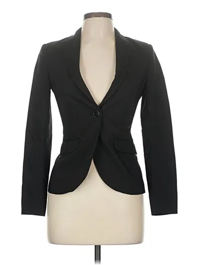 Pre-owned H&m Blazer Jacket In Black