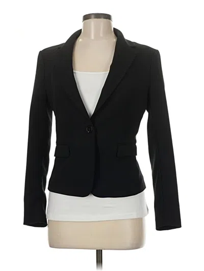 Pre-owned H&m Blazer Jacket In Black