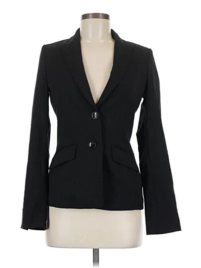 Pre-owned H&m Blazer Jacket In Black