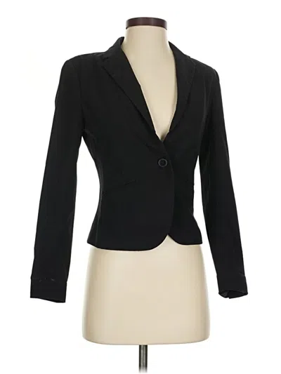 Pre-owned H&m Blazer Jacket In Black