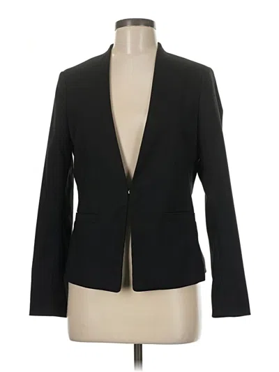 Pre-owned H&m Blazer Jacket In Black
