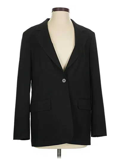 Pre-owned H&m Blazer Jacket In Black