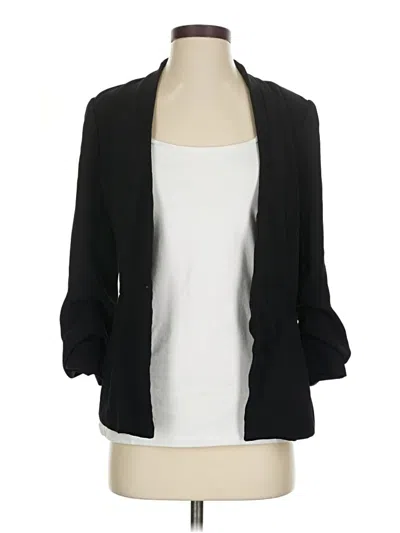Pre-owned H&m Blazer Jacket In Black