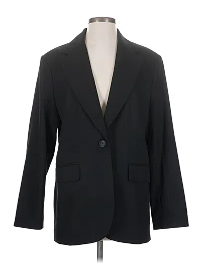 Pre-owned H&m Blazer Jacket In Black