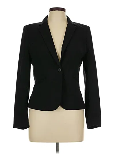 Pre-owned H&m Blazer Jacket In Black