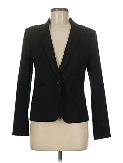 Pre-owned H&m Blazer Jacket In Black