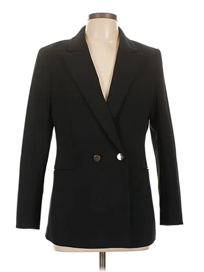 Pre-owned H&m Blazer Jacket In Black