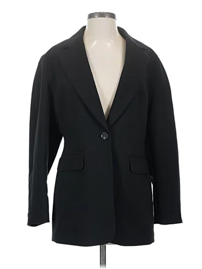 Pre-owned H&m Blazer Jacket In Black