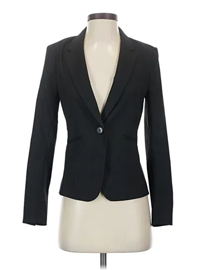 Pre-owned H&m Blazer Jacket In Black