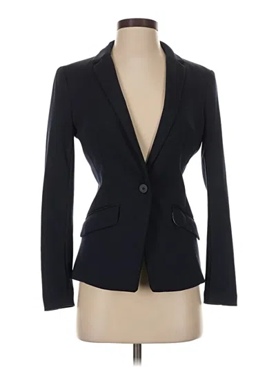 Pre-owned H&m Blazer Jacket In Black
