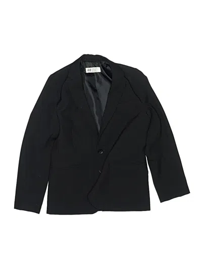 Pre-owned H&m Kids' Blazer Jacket In Black