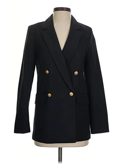 Pre-owned H&m Blazer Jacket In Black