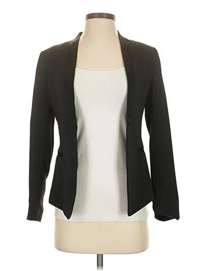 Pre-owned H&m Blazer Jacket In Black