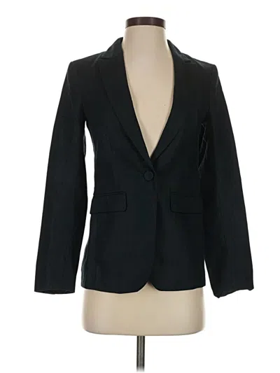 Pre-owned H&m Blazer Jacket In Black