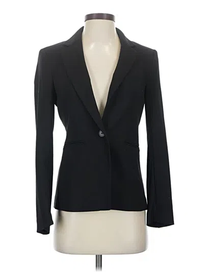 Pre-owned H&m Blazer Jacket In Black