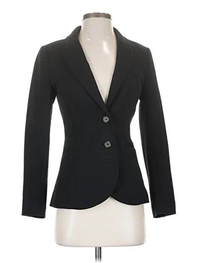 Pre-owned H&m Blazer Jacket In Black