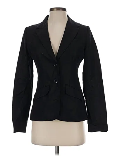 Pre-owned H&m Blazer Jacket In Black