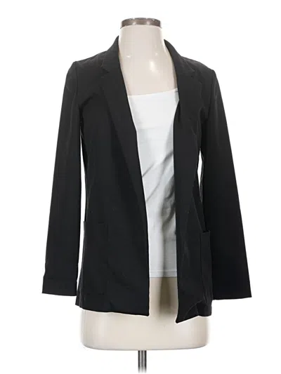Pre-owned H&m Blazer Jacket In Black