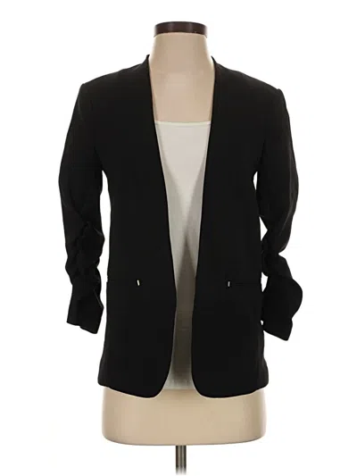 Pre-owned H&m Blazer Jacket In Black