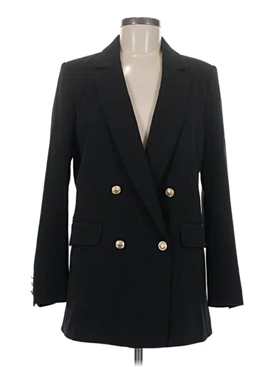 Pre-owned H&m Blazer Jacket In Black