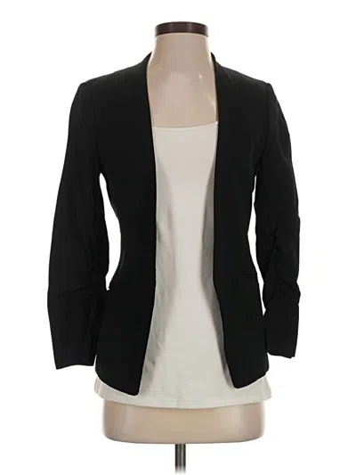 Pre-owned H&m Blazer Jacket In Black