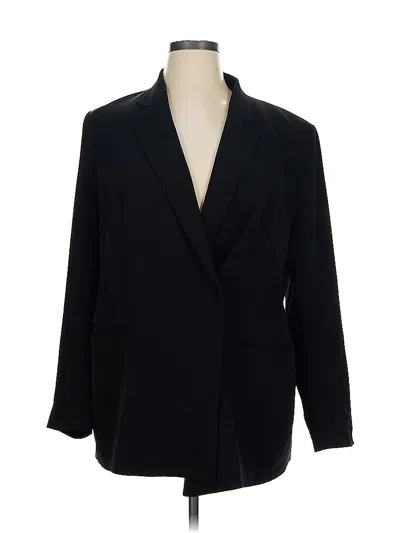 Pre-owned H&m Blazer Jacket In Black